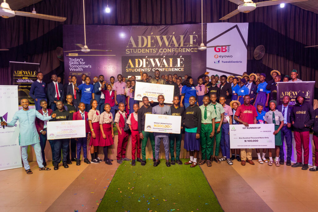 Winners of Adéwálé students' Conference 2022